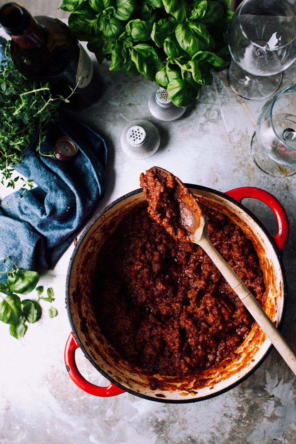 pastaschelpen gevuld met vegan gehakt